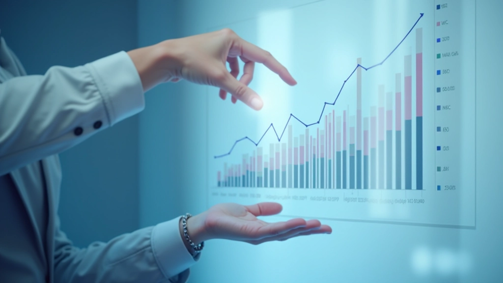 Graf ukazující projekce ekonomického růstu a finančních ukazatelů do budoucnosti