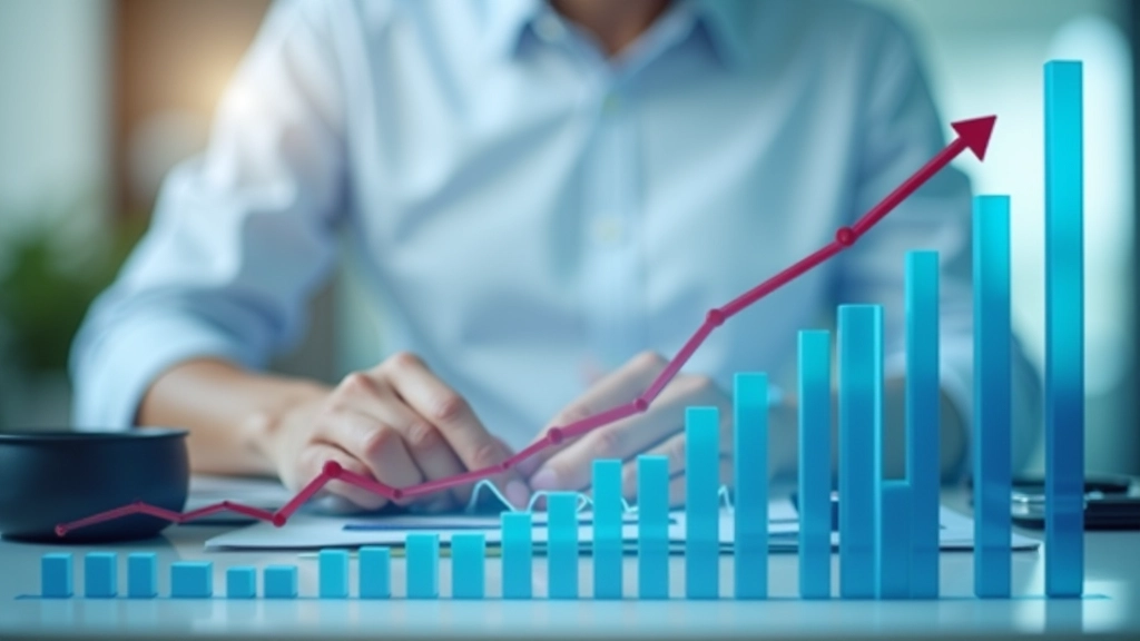 Finanční graf zobrazující trendy emisí státních dluhopisů